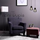 Ver imagem 4 de Luminária Pendente Duplo Madeira Koni 20cm Cr Soquete E27 Preto
