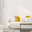 Ver imagem 4 de Luminária Pendente Triplo Madeira Koni 20cm CR Soquete E27 Rosa Claro