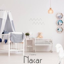 Luminária Pendente Madeira Nacar 18cm Soquete E27 Sala Pessego - 2