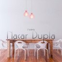 Ver imagem 6 de Luminária Pendente Duplo Madeira Nacar 18cm CR Soquete E27 Rosa Claro
