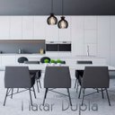 Ver imagem 4 de Luminária Pendente Duplo Madeira Nacar 18cm Cq Soquete E27 Preto