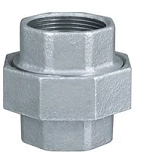 União Galvanizada C/assento Plano 1.1/2 Polegadas União Galvanizada ...