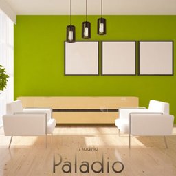 Luminária Pendente Triplo Madeira Paladio CQ Sala Jantar E27 Marrom - 4