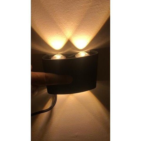 Led Lâmpada de Parede 12w Branco Spot Luz Moderna Decoração Casa