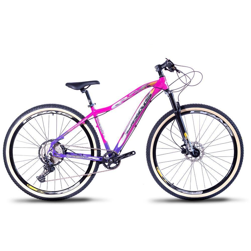 Bicicleta 12 Velocidade Drais Aro 29 Chillout Shimano 19" Pink/Roxo - 321