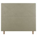 Ver imagem 3 de Cabeceira Cama Box Casal Queen Size Cairo 160cm Corano Bege - Abmaza