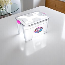 Kit com 3 Caixas Organizadoras Multiuso Transparente 12l – Organização e Praticidade - 3