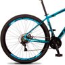 Bike Z1-X Azul e Preto Aro 29" Guidão Reto Quadro Alumínio L 19" Dropp Bikes - 2