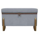 Ver imagem 1 de Puff Recamier Versallies 50 Cm Concreto Bouclé