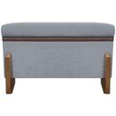 Ver mais imagens de Puff Recamier Versallies 50 Cm Concreto Bouclé