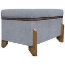 Ver imagem 6 de Puff Recamier Versallies 50 Cm Concreto Bouclé