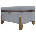 Ver imagem 2 de Puff Recamier Versallies 50 Cm Concreto Bouclé