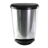 Lixeira com Pedal Label Prata 10 Litros - 1