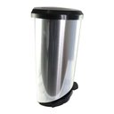 Ver imagem 6 de Lixeira com Pedal Label Prata 10 Litros