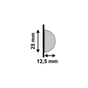 Ver imagem 5 de Meia Curva Poliestireno Branco 598 Santa Luzia - 2,8mx2,5cm (2uni)