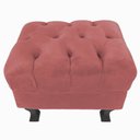 Ver imagem 2 de Puff Luiz Retro Xv Cinza Slk Decor Rosa Claro