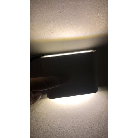 Led Lâmpada de Parede 16w Branco Spot Luz Moderna Reta