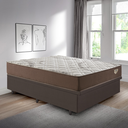 Ver mais imagens de Cama Box Baú Linho Marrom com Colchão Casal Relax Adorabile Molas Ensacadas 138x188