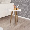 Ver imagem 1 de Mesa Lateral Retrô Brilhante Decor