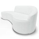 Ver imagem 7 de Sofá Living 4 Lugares 300cm Braço Direito Mozart D06 Sintético Branco - Mpozenato