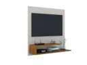 Ver imagem 1 de Painel para TV Orlando até 32 Polegadas Cor Off White/Freijó
