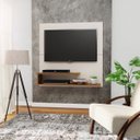 Ver imagem 2 de Painel para TV Orlando até 32 Polegadas Cor Off White/Freijó