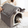 Cama Macia Para Cães Pequeno e Médio Porte Cinza - 5