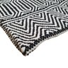 Tapete Kilim Anand 100% Algodão Preto 1.40mx2m - 3