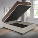Ver imagem 3 de Cama Box Baú Linho Areia com Colchão Casal Relax Adorabile Molas Ensacadas 138x188