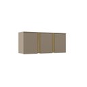 Ver imagem 2 de Armário Aéreo 3 Portas 120cm Yescasa Cinza/Avela/Canary