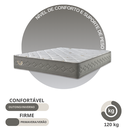 Ver imagem 2 de Colchão Queen Ecoflex New Quatro Estações Molas Superlastic 158x198x32cm Pilow Duplo