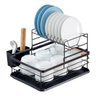 Escorredor de Louça Prato Copo Tigela Talheres Utensilios Pia Mesa Bancada Cozinha Limpeza Organizaç - 8