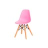 Cadeira Infantil Eames Braço Polipropileno Base Madeira Eiffel Espresso Móveis - 1