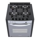 Ver imagem 2 de FOGAO A GAS DE EMBUTIR 4 BOCAS VENAX GAUDI PRISMA VITREO EL INOX GAS GLP