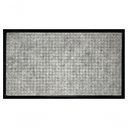 Ver imagem 1 de Capacho Fenice Texturas Pastilhas Cinza Grey 70x40cm - Uzoo Tapete Fenice Texturas 70x40cm Pastilhas
