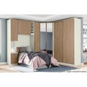 Ver imagem 3 de Modulado de Quarto Guarda Roupa Seletto MC01 C- 1 Porta Areia - Henn