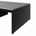 Ver imagem 5 de Espaço de Trabalho Individual 1,4m P/ 5 Pessoas Pé Painel F5 Cor:cinza Sagrado com Preto