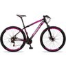 Bicicleta 29 Dropp Aluminum Preto+rosa - 10