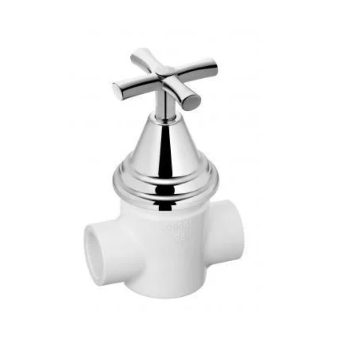 REGISTRO PRESSAO BASETEC PVC 25MM C/ ACAB PERT.DOCOL - 1