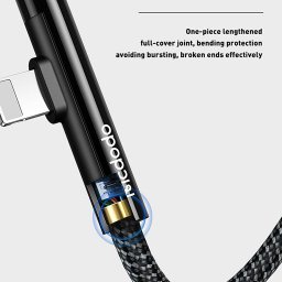 Cabo Carregador e Dados Iphone Gamer 90º 2a Lightning 1,2m - 6