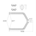 Ver imagem 2 de Sifão Tubo Extensivo Duplo Universal Branco 1,5m Censi