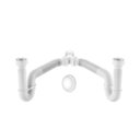 Ver imagem 1 de Sifão Tubo Extensivo Duplo Universal Branco 1,5m Censi