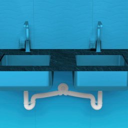 Sifão Tubo Extensivo Duplo Universal Branco 1,5m Censi - 3