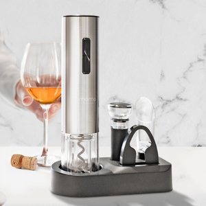 Abridor de Vinho Elétrico com Acessórios Winewiz® Momo Lifestyle