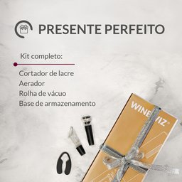 Abridor de Vinho Elétrico com Acessórios Winewiz® Momo Lifestyle - 3