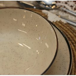 Prato Fundo 20,5cm Unni Brisa Oxford para Risoto Massa Sopa - 4