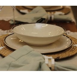 Prato Fundo 20,5cm Unni Brisa Oxford para Risoto Massa Sopa - 2