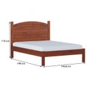Ver imagem 2 de Cama Casal Madeira Maciça 1159T Bronze Imbuia FNT