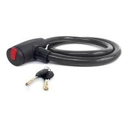 Cadeado Encapado 1,2 Metros Com Cadeado Bike Bicicleta Moto - 5
