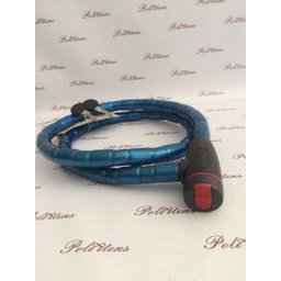 Cadeado Encapado 1,2 Metros Com Cadeado Bike Bicicleta Moto - 2